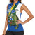 Solomon Islands Independence Day Women Sleeveless Polo Shirt Happy 7 July Crocodile Flag Style