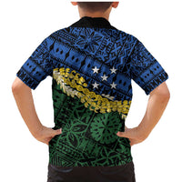 Halo Olaketa Solomon Islands Tapa Pattern Family Matching Mermaid Dress and Hawaiian Shirt LT14 - Polynesian Pride