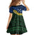 Halo Olaketa Solomon Islands Tapa Pattern Family Matching Off Shoulder Maxi Dress and Hawaiian Shirt