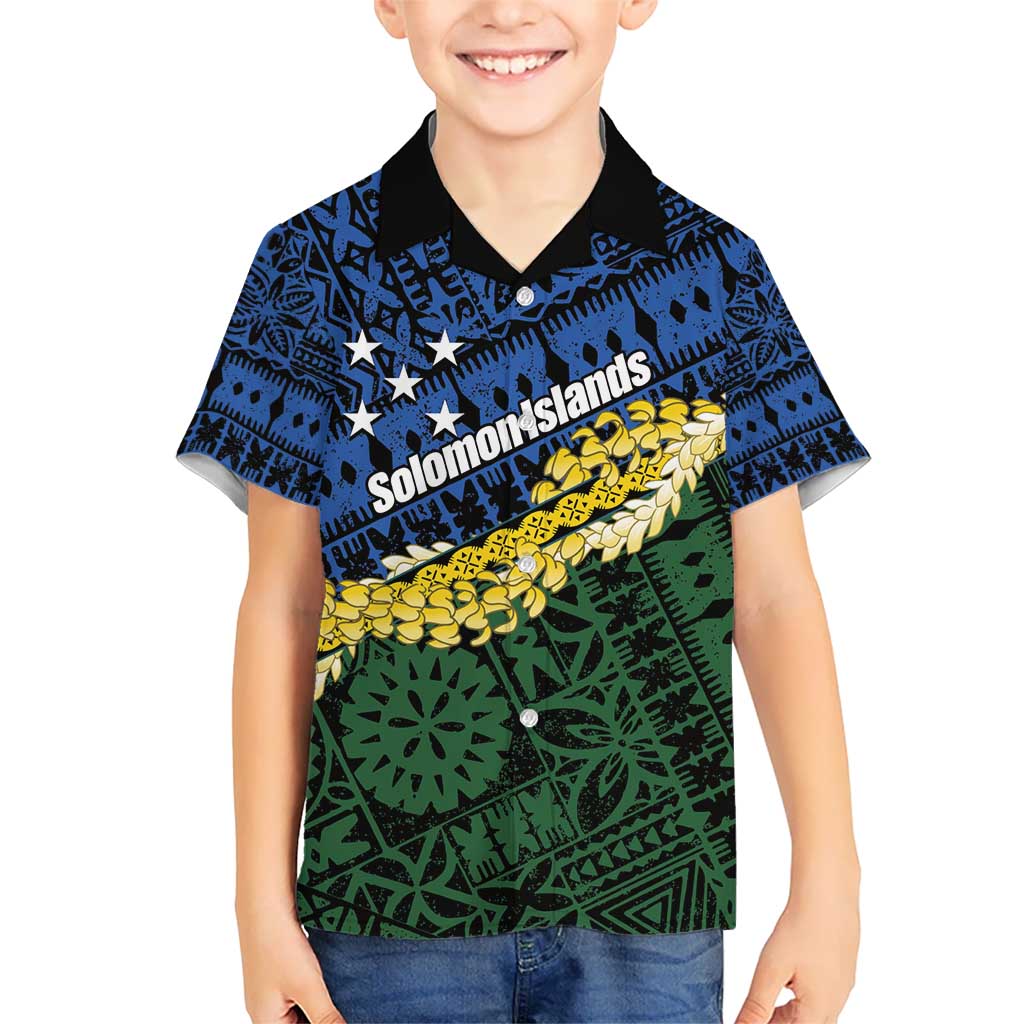 Halo Olaketa Solomon Islands Tapa Pattern Hawaiian Shirt