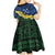 Halo Olaketa Solomon Islands Tapa Pattern Kid Short Sleeve Dress