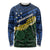 Halo Olaketa Solomon Islands Tapa Pattern Long Sleeve Shirt