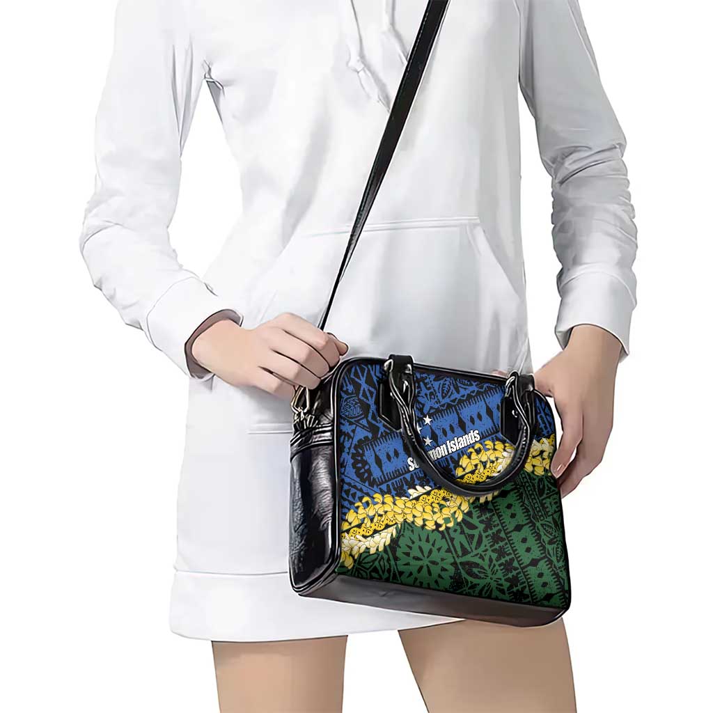 Halo Olaketa Solomon Islands Tapa Pattern Shoulder Handbag