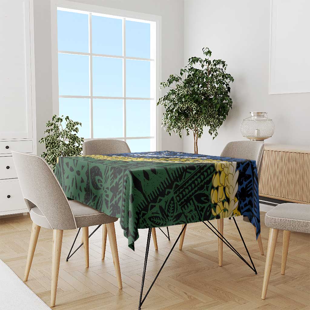 Halo Olaketa Solomon Islands Tapa Pattern Tablecloth
