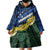 Halo Olaketa Solomon Islands Tapa Pattern Wearable Blanket Hoodie