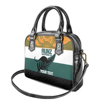 AUNZ Rugby Custom Shoulder Handbag Australia Kangaroo New Zealand Silver Fern LT14 - Polynesian Pride