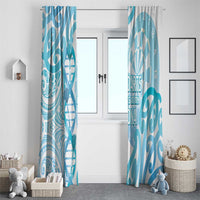 New Zealand Darts Window Curtain Aotearoa Maori Its In My DNA White LT14 - Polynesian Pride