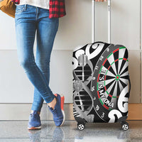 New Zealand Darts Luggage Cover Aotearoa Maori Its In My DNA Black LT14 - Polynesian Pride