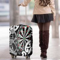 New Zealand Darts Luggage Cover Aotearoa Maori Its In My DNA Black LT14 - Polynesian Pride