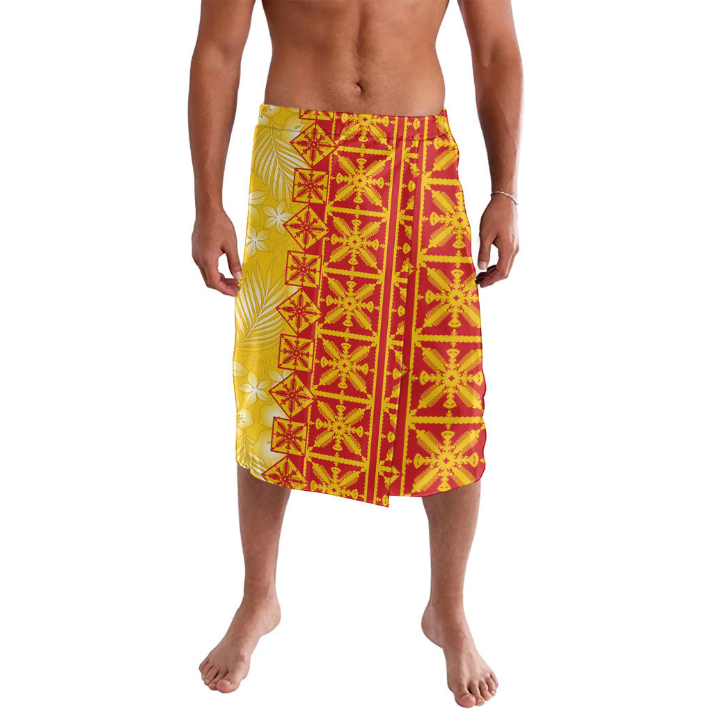 Kahili Quilt Hawaii Lavalava Tropical Flower Seamless Half Style