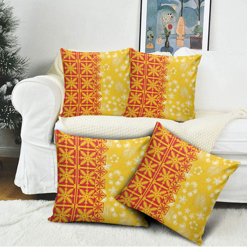 Kahili Quilt Hawaii Pillow Cover Tropical Flower Seamless Half Style LT14 - Polynesian Pride