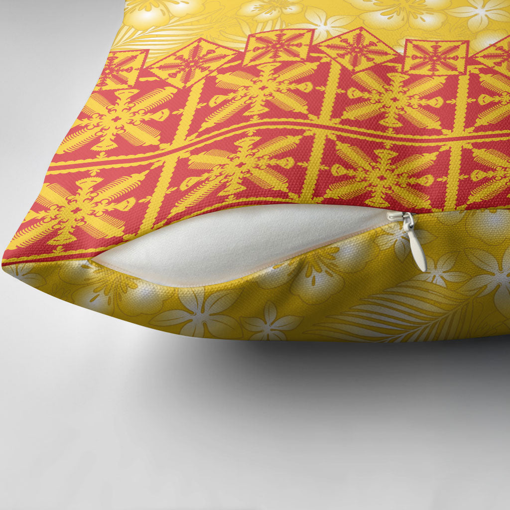 Kahili Quilt Hawaii Pillow Cover Tropical Flower Seamless Half Style LT14 - Polynesian Pride