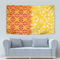 Kahili Quilt Hawaii Tapestry Tropical Flower Seamless Half Style