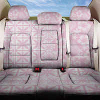 Pastel Pink Kahili Quilt Hawaii Back Car Seat Cover Tropical Flower Seamless Half Style