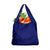 Blue Polynesia Grocery Bag Polynesian Pattern Mix Plumeria