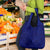 Blue Polynesia Grocery Bag Polynesian Pattern Mix Plumeria