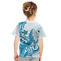 Blue Hawaii Humpback Whale Kid T Shirt Polynesian Tribal Ocean Vibes