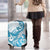 Blue Hawaii Humpback Whale Luggage Cover Polynesian Tribal Ocean Vibes