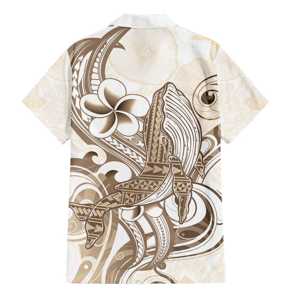 Brown Hawaii Humpback Whale Family Matching Mermaid Dress and Hawaiian Shirt Polynesian Tribal Ocean Vibes LT14 - Polynesian Pride