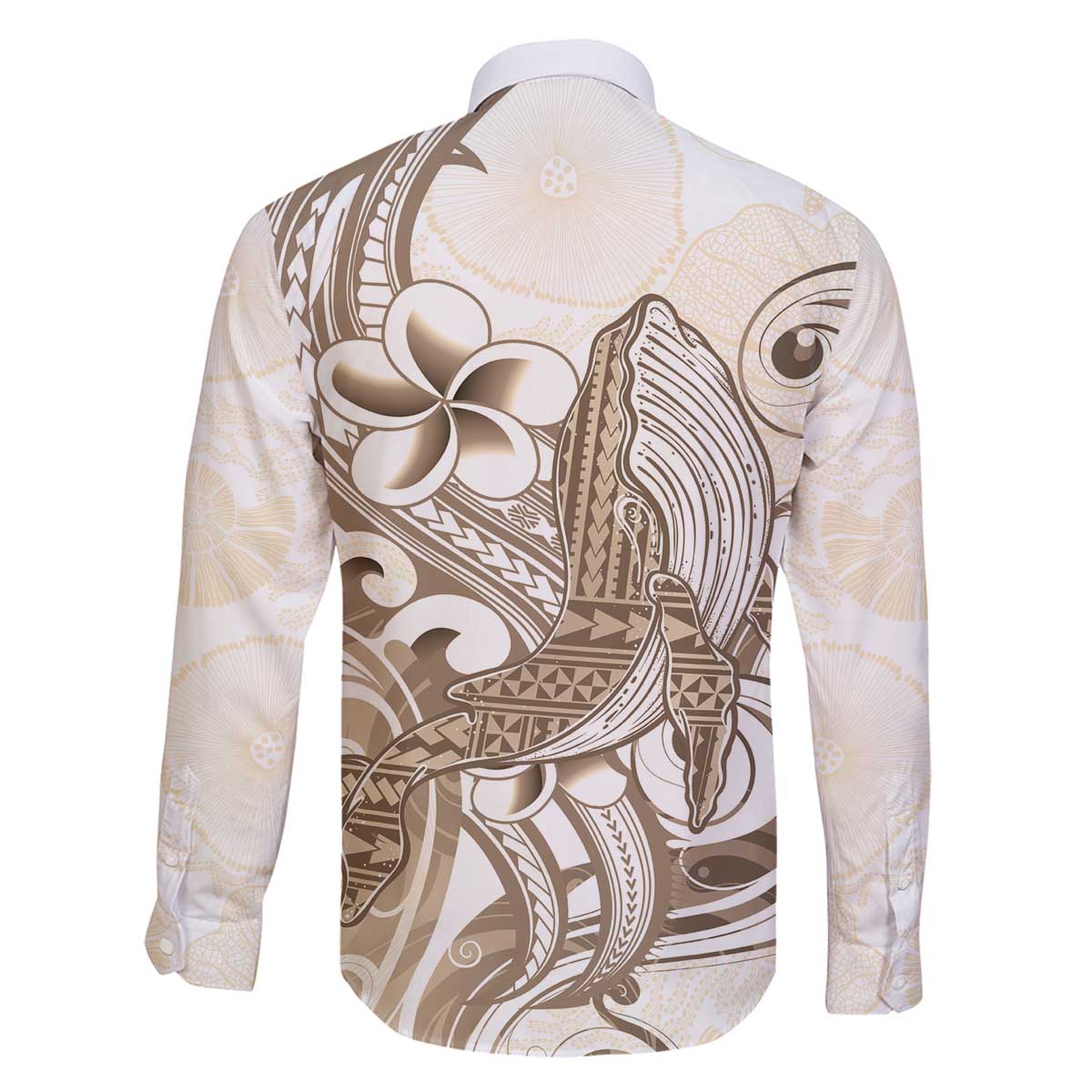 Brown Hawaii Humpback Whale Family Matching Off Shoulder Short Dress and Hawaiian Shirt Polynesian Tribal Ocean Vibes LT14 - Polynesian Pride