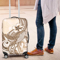 Brown Hawaii Humpback Whale Luggage Cover Polynesian Tribal Ocean Vibes LT14 Brown - Polynesian Pride