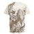 Brown Hawaii Humpback Whale Rugby Jersey Polynesian Tribal Ocean Vibes