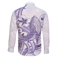 Purple Hawaii Family Matching Summer Maxi Dress and Hawaiian Shirt Humpback Whale Tattoo Polynesian Tribal Ocean Vibes LT14 - Polynesian Pride