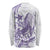 Purple Hawaii Long Sleeve Shirt Humpback Whale Tattoo Polynesian Tribal Ocean Vibes
