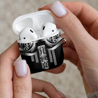 Tiki Drum Hawaii AirPods Case Hawaiian Kakau Tattoo Style