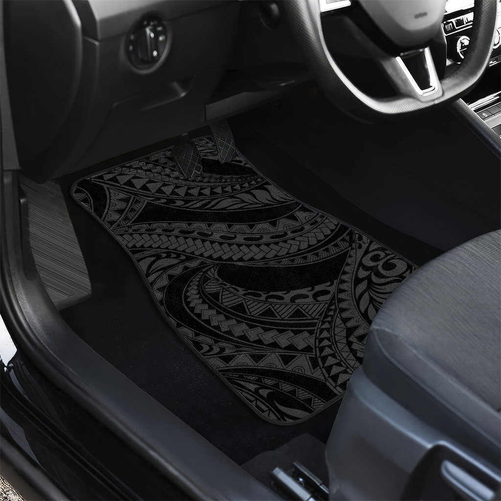 Tiki Drum Hawaii Car Mats Hawaiian Kakau Tattoo Style