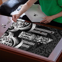 Tiki Drum Hawaii Puzzle Hawaiian Kakau Tattoo Style