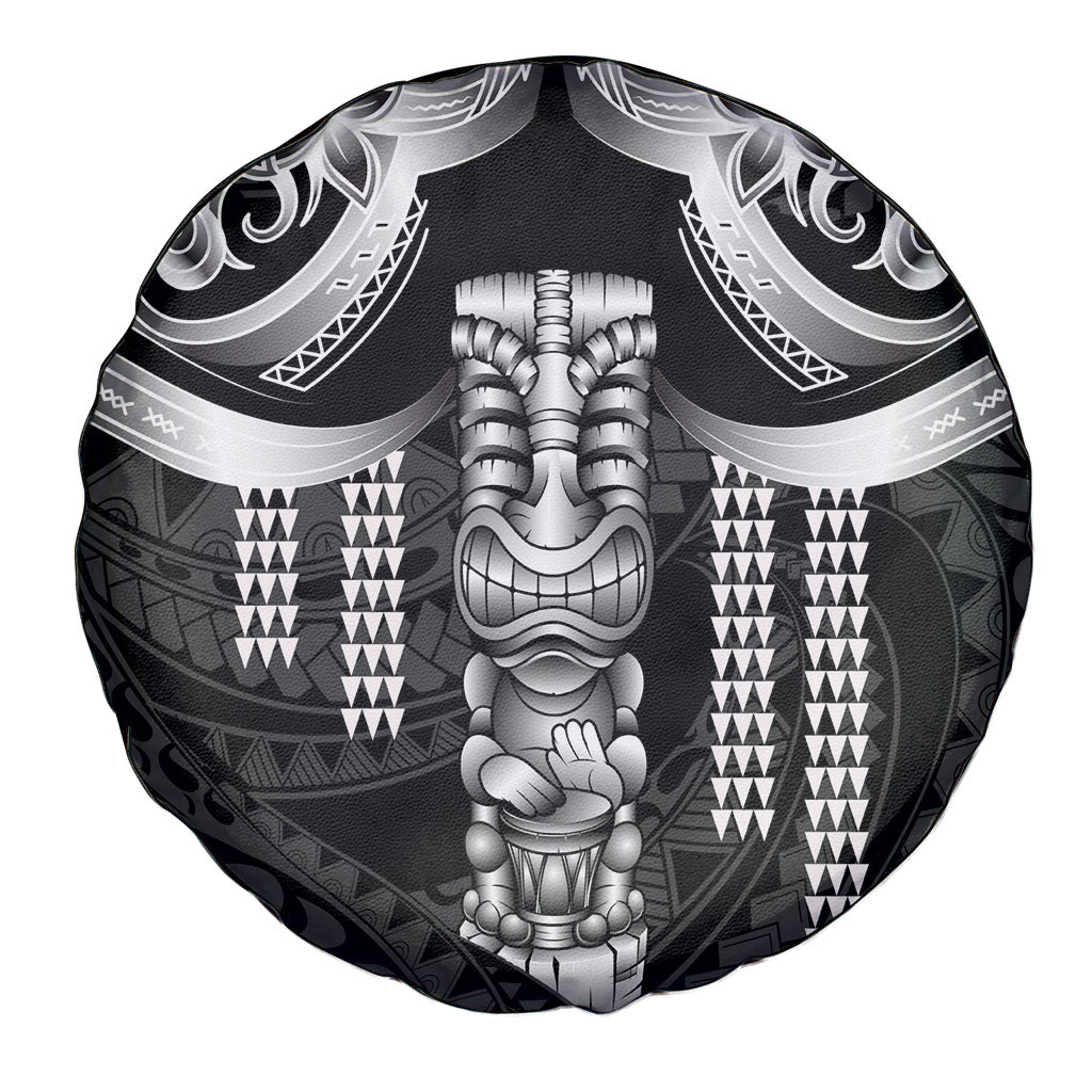 Tiki Drum Hawaii Spare Tire Cover Hawaiian Kakau Tattoo Style
