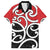 New Zealand Family Matching Off Shoulder Maxi Dress and Hawaiian Shirt Maori Koru Tino Rangatiratanga Color - Polynesian Pride