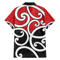 New Zealand Family Matching Off Shoulder Maxi Dress and Hawaiian Shirt Maori Koru Tino Rangatiratanga Color LT14 - Polynesian Pride