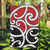 New Zealand Garden Flag Maori Koru Tino Rangatiratanga Color - Polynesian Pride