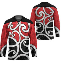 New Zealand Hockey Jersey Maori Koru Tino Rangatiratanga Color - Polynesian Pride