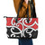 New Zealand Leather Tote Bag Maori Koru Tino Rangatiratanga Color - Polynesian Pride