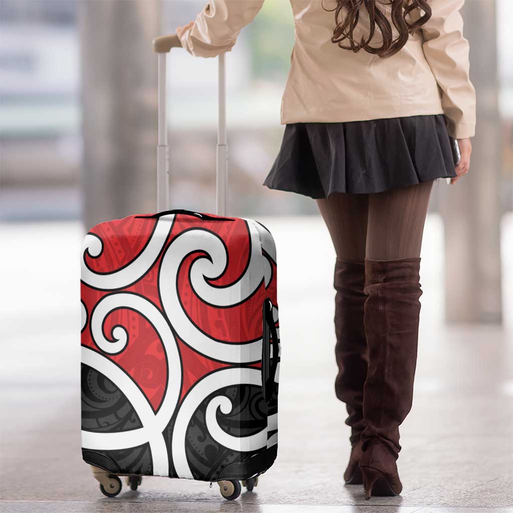 New Zealand Luggage Cover Maori Koru Tino Rangatiratanga Color LT14 - Polynesian Pride