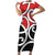 New Zealand Short Sleeve Bodycon Dress Maori Koru Tino Rangatiratanga Color - Polynesian Pride