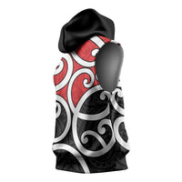 New Zealand Sleeveless Hoodie Maori Koru Tino Rangatiratanga Color - Polynesian Pride