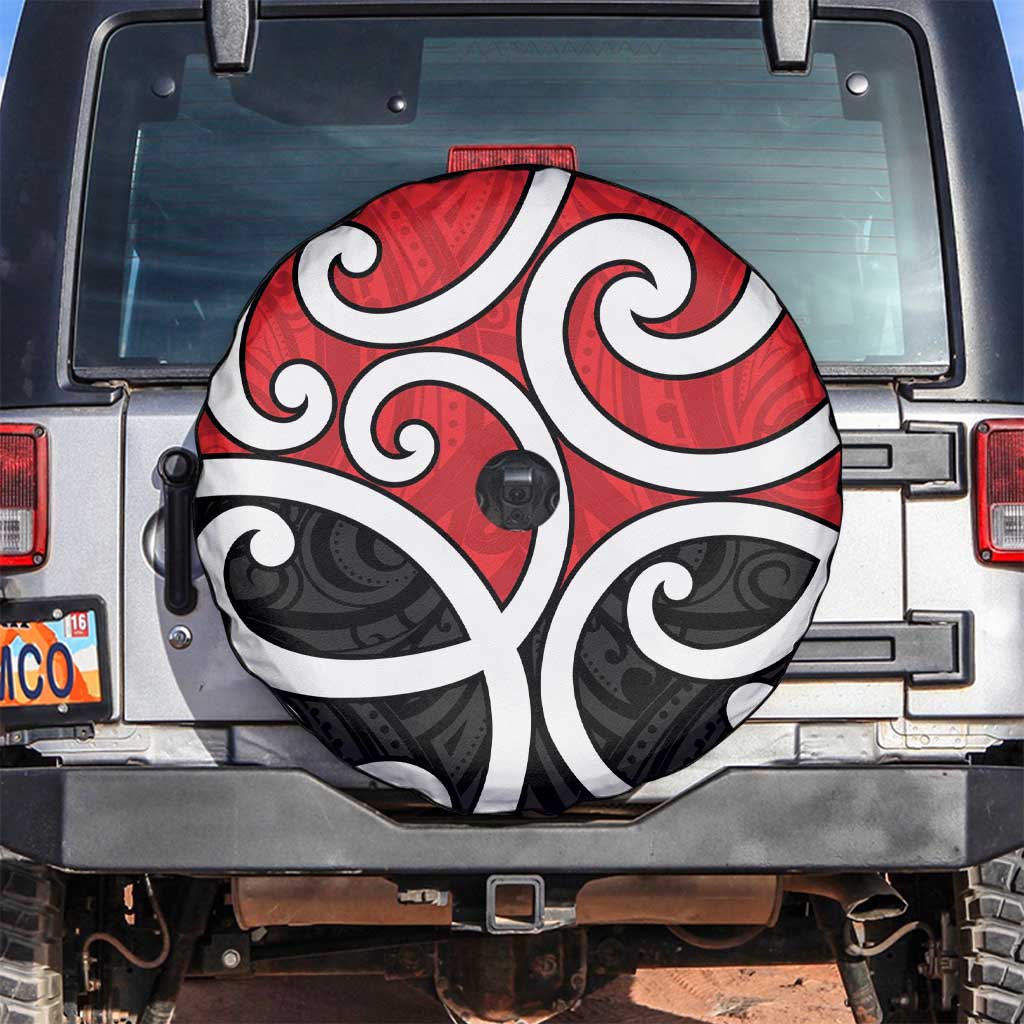 New Zealand Spare Tire Cover Maori Koru Tino Rangatiratanga Color - Polynesian Pride