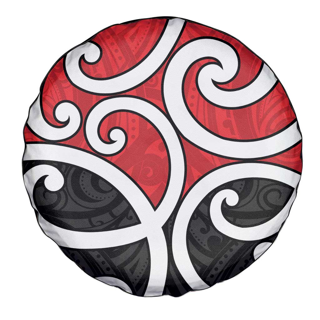 New Zealand Spare Tire Cover Maori Koru Tino Rangatiratanga Color LT14 - Polynesian Pride