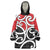 New Zealand Wearable Blanket Hoodie Maori Koru Tino Rangatiratanga Color - Polynesian Pride