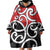 New Zealand Wearable Blanket Hoodie Maori Koru Tino Rangatiratanga Color - Polynesian Pride