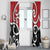 New Zealand Window Curtain Maori Koru Tino Rangatiratanga Color - Polynesian Pride