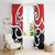 New Zealand Window Curtain Maori Koru Tino Rangatiratanga Color - Polynesian Pride