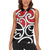 New Zealand Women Sleeveless Polo Shirt Maori Koru Tino Rangatiratanga Color - Polynesian Pride