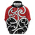 New Zealand Zip Hoodie Maori Koru Tino Rangatiratanga Color - Polynesian Pride