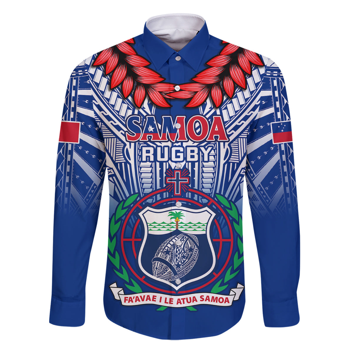 custom-samoa-rugby-family-matching-long-sleeve-bodycon-dress-and-hawaiian-shirt-2023-go-manu-samoa-with-ula-fala-style