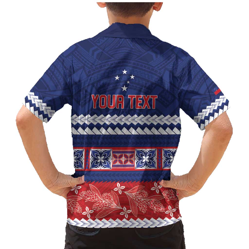 Personalised FAST Samoa Siapo Family Matching Mermaid Dress and Hawaiian Shirt Teuila Flowers Samoan Pattern - Polynesian Pride